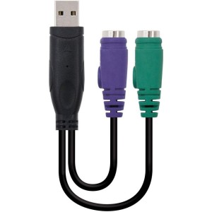 CABLE CONVERSOR PS2 A USB...